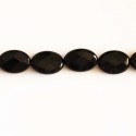 BeauMonde Bijoux - Agate noire 10x14 mm ovale faceté