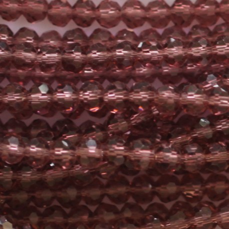 BeauMonde Bijoux - Perle en verre 4 mm ronde facetée