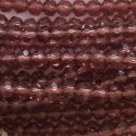 BeauMonde Bijoux - Perle en verre 4 mm ronde facetée