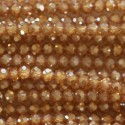 Glass bead faceted round 4 mm - BeauMonde Bijoux