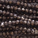Glass bead faceted round 4 mm