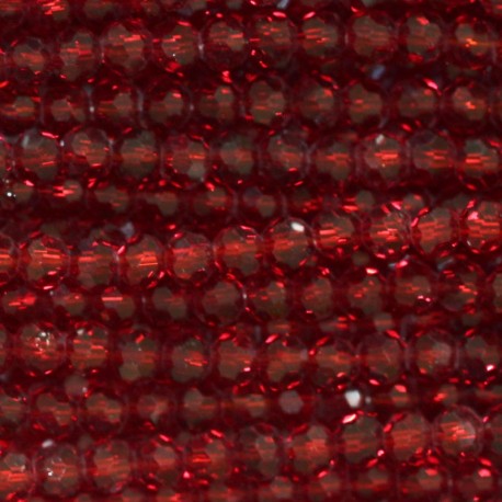 BeauMonde Bijoux - Perle verre 3 mm ronde facetée