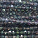 Glass bead 3 mm round faceted