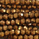 Glass bead 3 mm round faceted