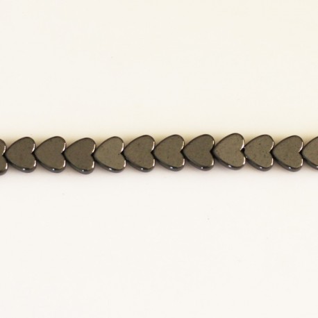 BeauMonde Bijoux - Hématite 6 mm environ coeur