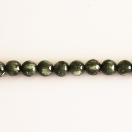 BeauMonde Bijoux - Séraphinite 6 mm perle ronde AA Russie