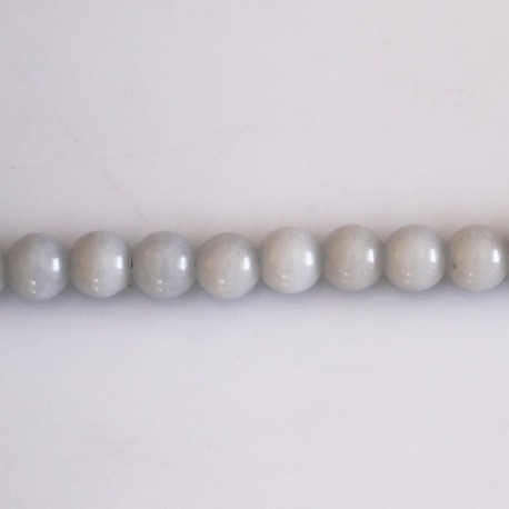 Calcite blue 6 mm round bead - BeauMonde Bijoux