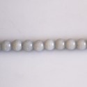 Calcite blue 6 mm round bead