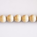 River stone 12 mm round bead
