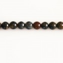 Pietersite 6 mm round bead brown tones