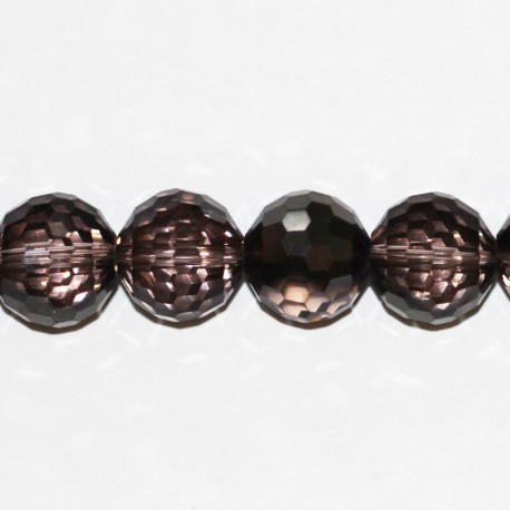 BeauMonde Bijoux - Perle en verre 12 mm ronde facetée