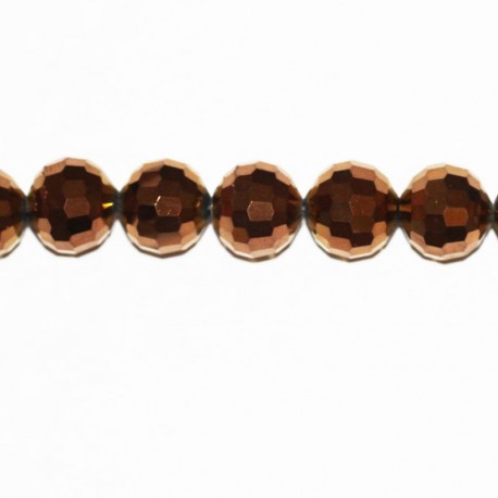 Bead 10 mm round faceted - BeauMonde Bijoux