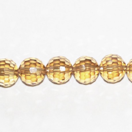 Bead 10 mm round faceted - BeauMonde Bijoux