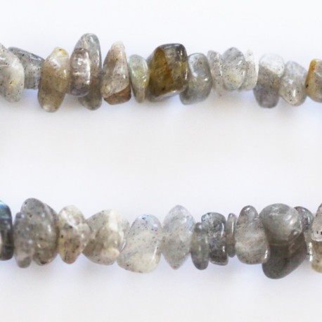 BeauMonde Bijoux - Labradorite pierre chips 5/8 mm +/- environ Afrique