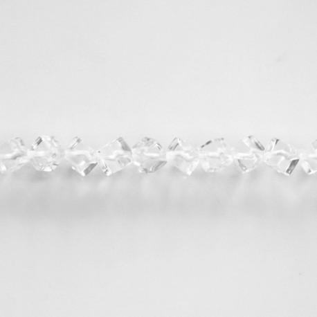 BeauMonde Bijoux - Cristal de roche 4/5 mm environ cube diagonal A+ Brésil