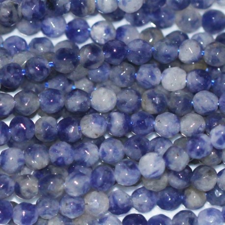 Sodalite 3 mm bead round faceted - BeauMonde Bijoux