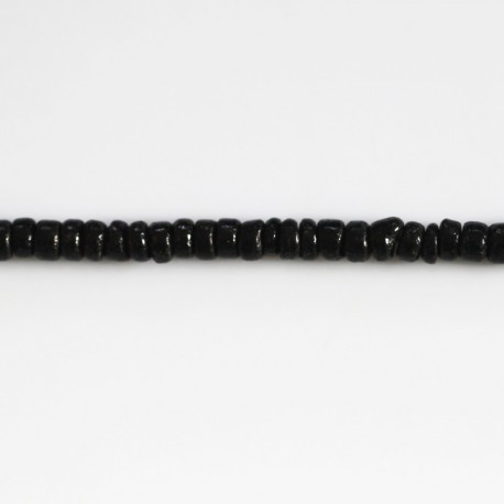 BeauMonde Bijoux - Rondelle coco 4/5 mm noir