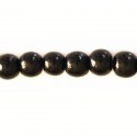 Wooden bead 8 mm round varnished