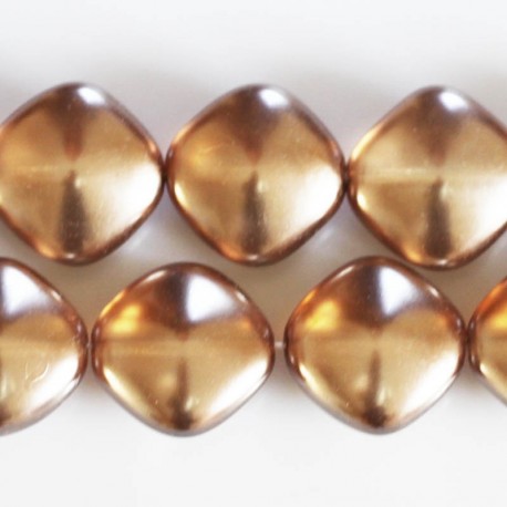 Square rounded daigonal 16 mm - BeauMonde Bijoux