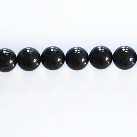 BeauMonde Bijoux - Jade teinté 10 mm perle ronde Chine