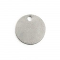 Engraving medal 16 mm hole 2 mm