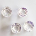 BeauMonde Bijoux - Rondelle 8x6 mm environ facettée, trou 3 mm environ