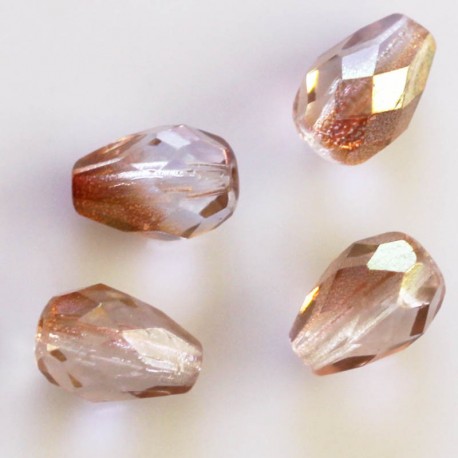 BeauMonde Bijoux - Goutte 9X6 mm verre de bohème