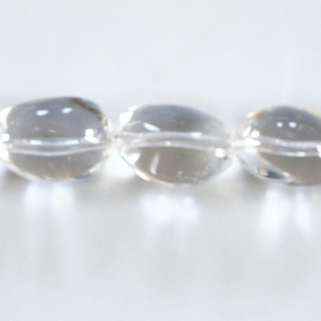 BeauMonde Bijoux - Cristal de roche 16x22 mm environ nugget lisse A+ Brésil