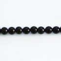 Jet 6 mm round bead - BeauMonde Bijoux
