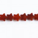 BeauMonde Bijoux - Agate rouge 10 mm étoile Brésil