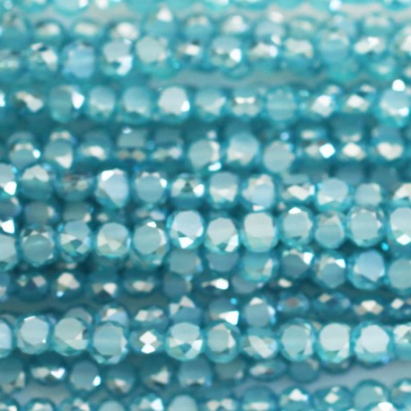 BeauMonde Bijoux - Perle 4 mm plate facetée
