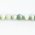 Jadeite 8 mm round bead of Burma - BeauMonde Bijoux