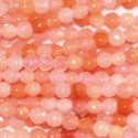 Cherry stone 2 mm perle ronde facetée
