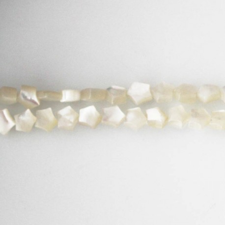 BeauMonde Bijoux - Nacre 4/5 mm mini étoile Indonésie