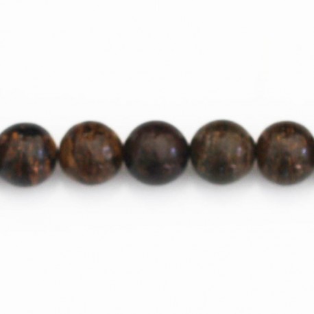 BeauMonde Bijoux - Bronzite 10 mm perle ronde A Brésil