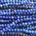 Lapis lazuli 2 mm round bead