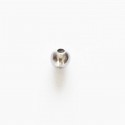 Bead 4 mm round color titanium