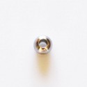 BeauMonde Bijoux - Perle 6 mm ronde lisse couleur titanium