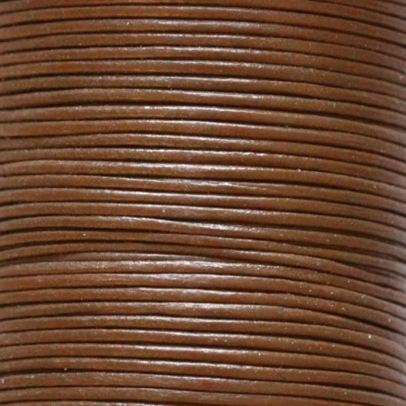 BeauMonde Bijoux - Cuir 1 mm caramel bobine de 50 mt