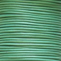 Cuir 1.5 mm vert/turquoise bobine de 50 mt 