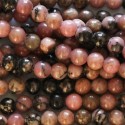 Rhodonite 3 mm round bead