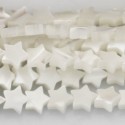 BeauMonde Bijoux - Nacre blanche 6 mm étoile Indonésie