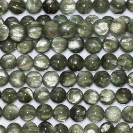 BeauMonde Bijoux - Séraphinite 4/4.4 mm perle ronde AA Russie
