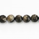 Opal grey 10 mm round bead