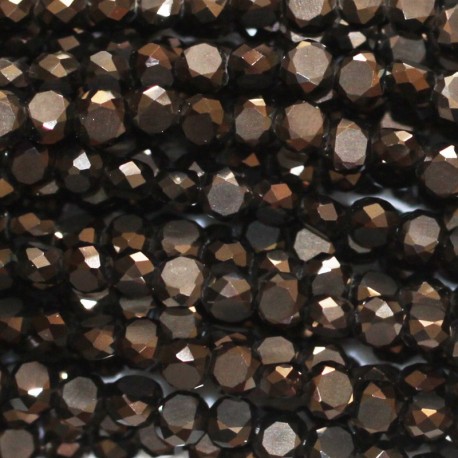 BeauMonde Bijoux - Perle 4 mm plate facetée