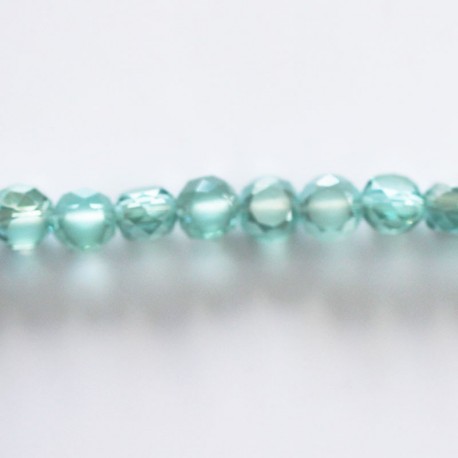 Bead 6 mm flat faceted - BeauMonde Bijoux