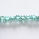 Perle 6 mm plate facetée
