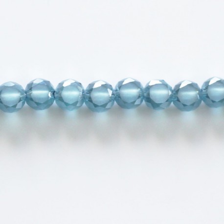 BeauMonde Bijoux - Perle 6 mm plate facetée