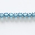 Perle 6 mm plate facetée