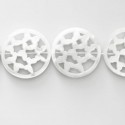 Nacre 25 mm rosace papillons Indonésie